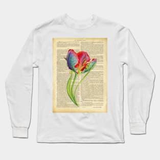 Botanical print - Tulip Long Sleeve T-Shirt